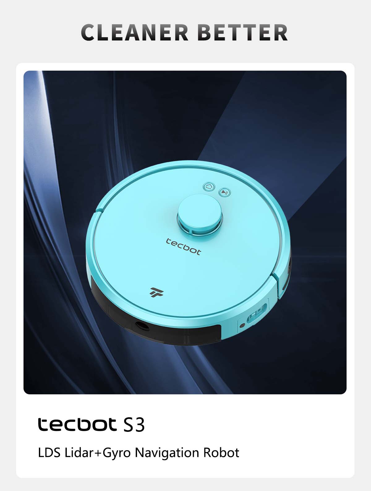 tecbot S3 Robot Vauum Cleaner