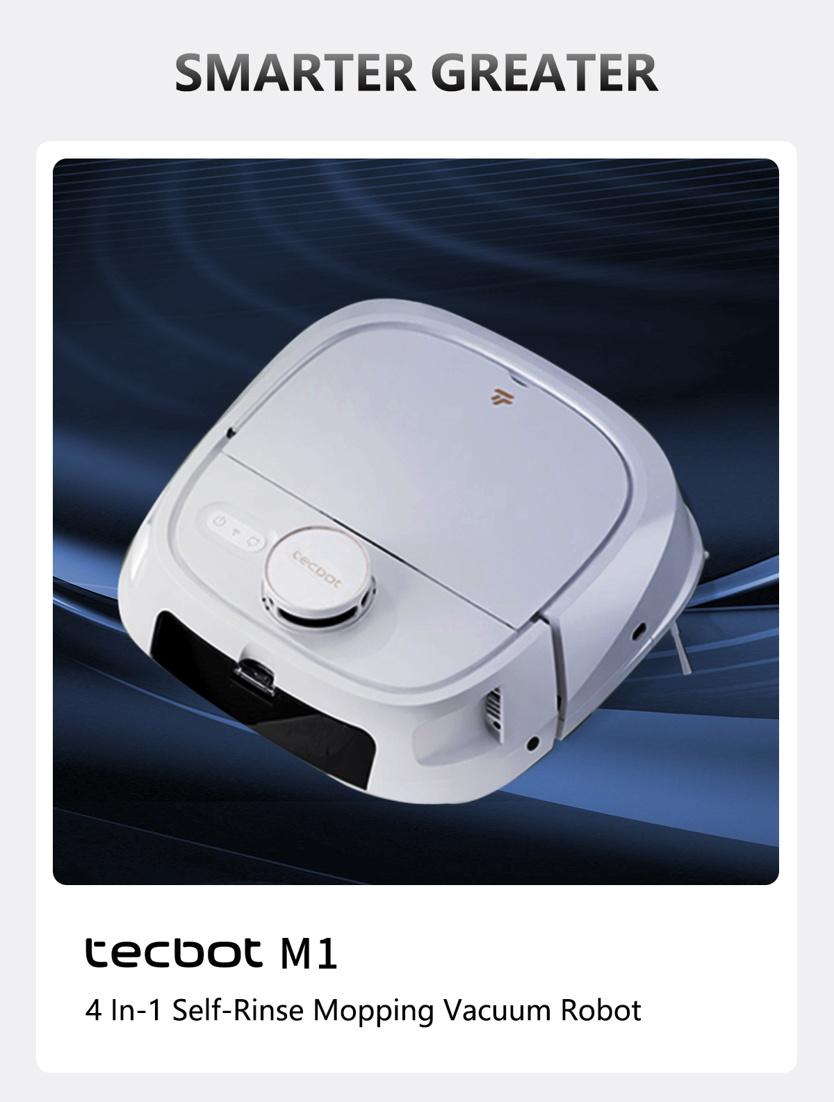 tecbot M1 Robot Vauum & Mop Cleaner